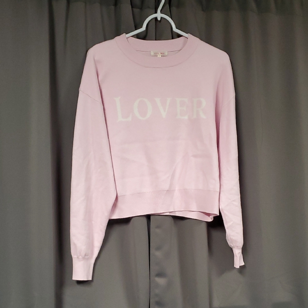 Md Stella Tweed Taylor Swift Inspired  Pink 'Lover' Sweatshirt